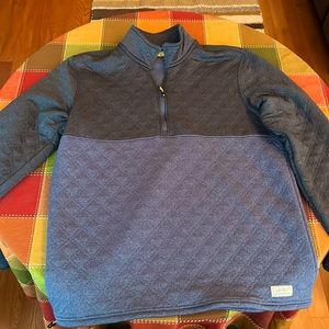 Eddie Bauer 1/4 zip quilted fleece